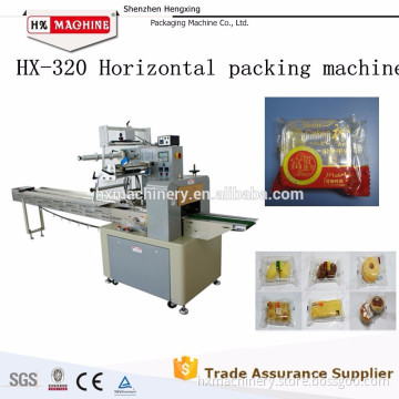 HX-320 Horizontal Cake Flow Wrapping Machine With Plc Control
